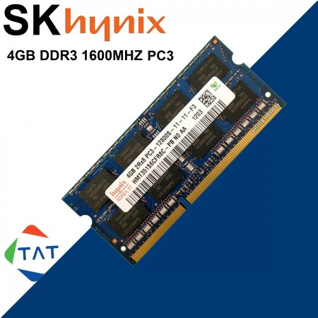 Ram laptop Hynix/ Samsung/ Kingston 4GB DDR3 1600mhz PC3-12800 Bảo hành 36 tháng 1 đổi 1