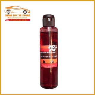 Dầu Dưỡng Lọc Gió Cao Cấp K&N AIR FILTER OIL 150ML chamsocxestore