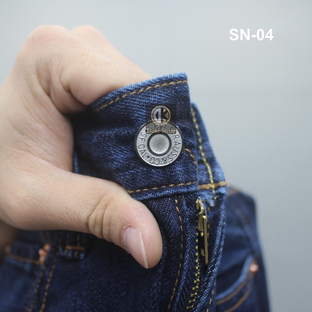 [ Cao Cấp] Quần Jean Ống Suông Nam Xanh Đậm, Quần Jean Nam Ống Rộng, Kiểu Dáng Chững Chạc Lịch Sự - DOKI SN-10 | BigBuy360 - bigbuy360.vn