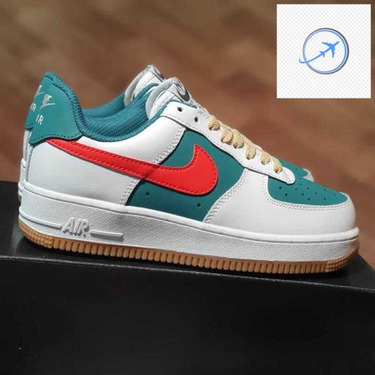 💞️🏆 Giày Thời Trang Nike AF1 Gucci Cổ Thấp, Giày Thể Thao Nam Nữ Air Force 1 Đế Khâu Cao Su Siêu Nhẹ 💞️🏆