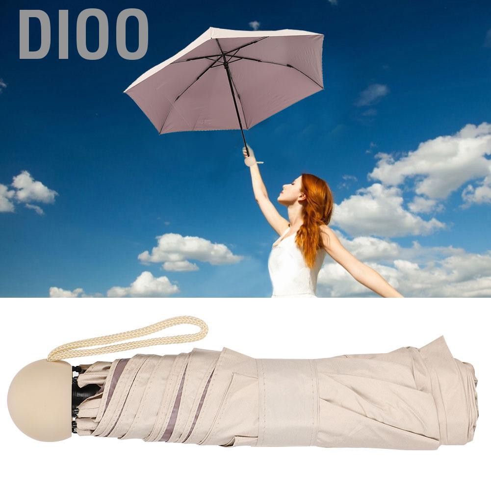 Dù Che Nắng Mini Dioo Gấp 3 Chống Tia Uv