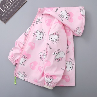 Áo khoác Hello Kitty Áo khoác bé gái Áo khoác trẻ em Áo khoác trẻ em Áo khoác bé gái Hello Kitty
