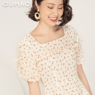 Đầm hoa rã đô bèo DA971 GUMAC