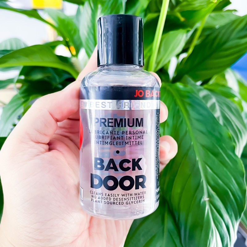 Gel bôi trơn hậu môn Jo Back Door 135 ml, gel bôi trơn gốc nước tăng khoái cảm cho LGBT