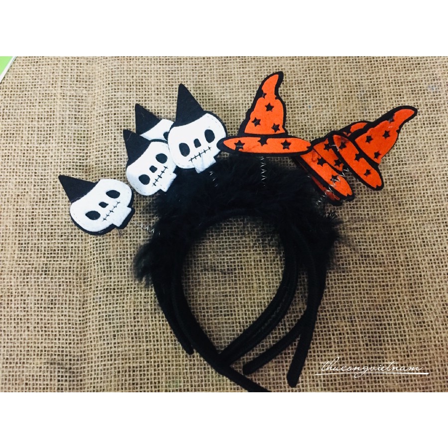 Băng đô làm bằng kẽm nhung Giáng Sinh, Halloween