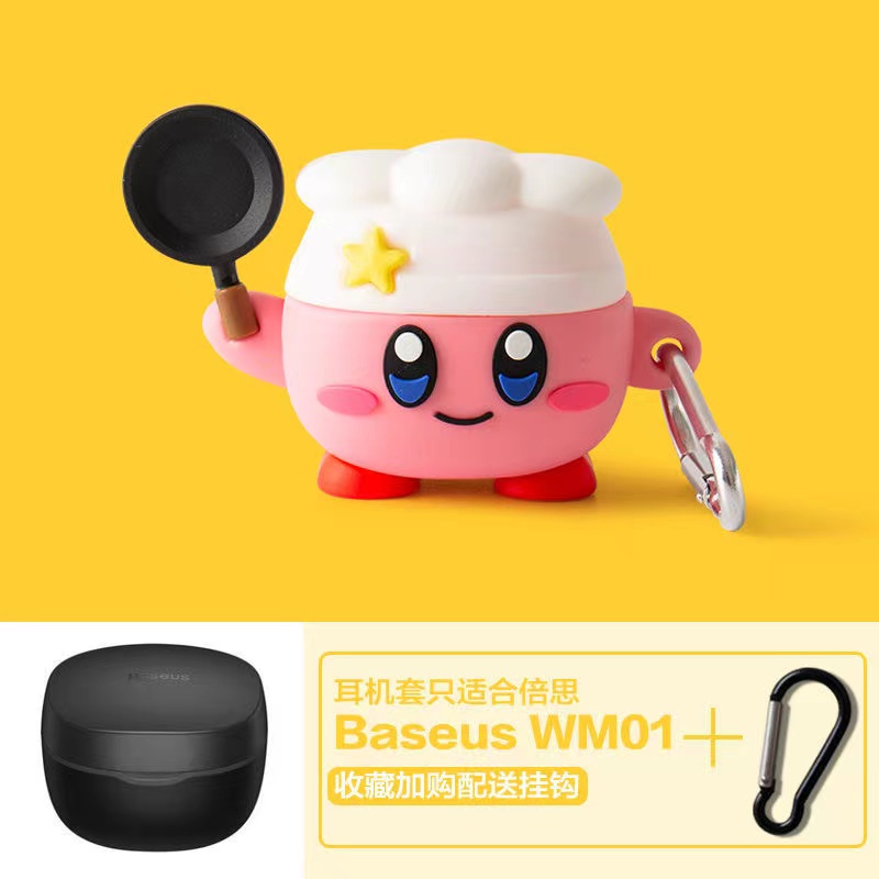 Vỏ Bọc Bảo Vệ Hộp Sạc Tai Nghe Baseus WM01 Kiểu Hoạt Hình Dễ Thương