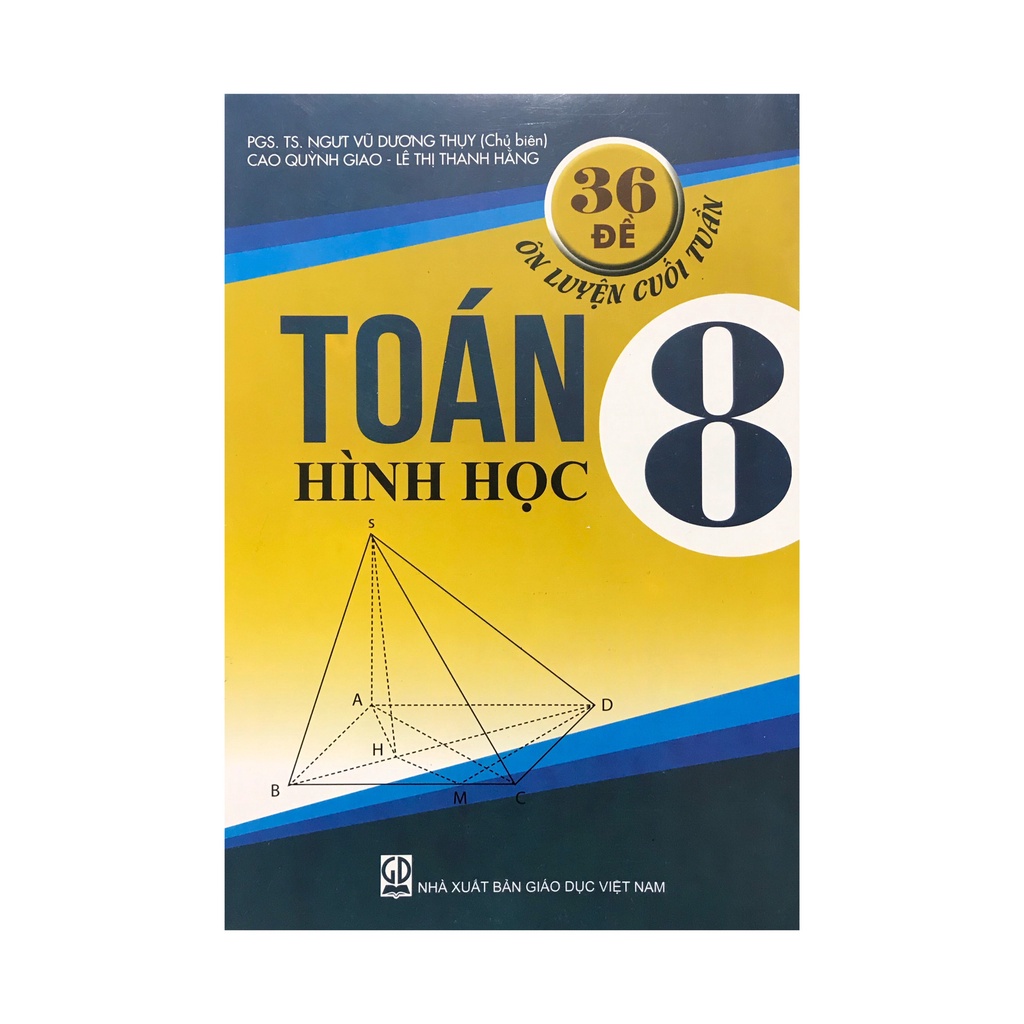 Sách - Combo 36 đề ôn luyện cuối tuần toán 8 đại số hình học