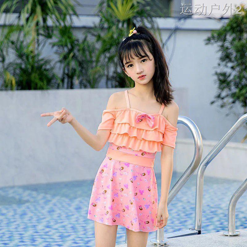♨▬▦Nhà máy bán hàng trực tiếp đồ bơi trẻ em new hot spring lớn dành cho áo tắm mùa hè bé gái một mảnh Hàn Quốc dễ thương