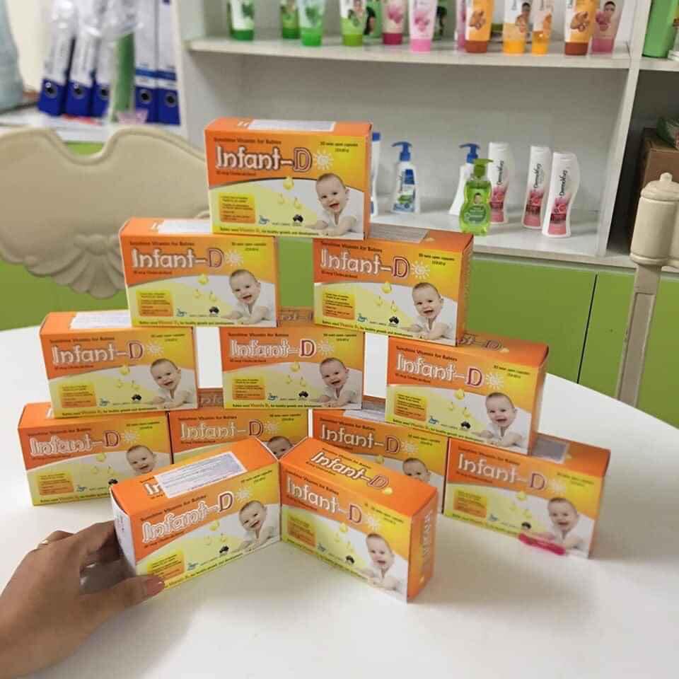 💥💧💥💧 Infant-D Úc- Bổ sung Vitamin D3 giúp xương và răng chắc khoẻ