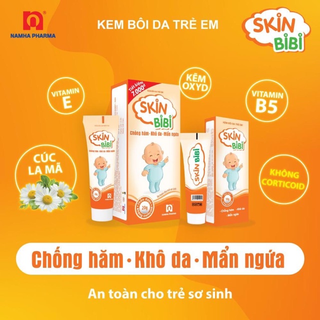 Skin bibi Kem bôi da cho bé (Skin bb chống hăm ngứa)