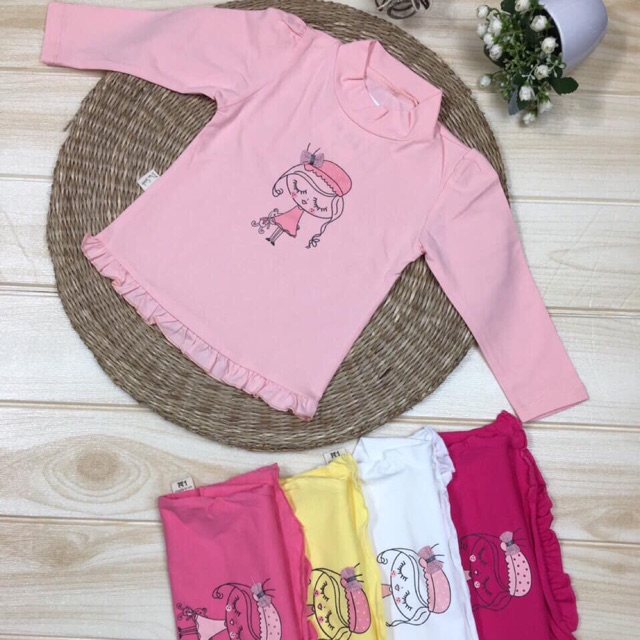 Áo cổ 3p ĐỨC SINH cho bé gái