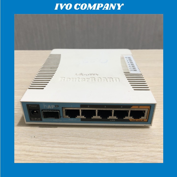 [Mã 157ELSALE hoàn 7% đơn 300K] Thiết Bị Mạng Router Wifi Mikrotik hAP ac RB962UiGS-5HacT2HnT | BigBuy360 - bigbuy360.vn