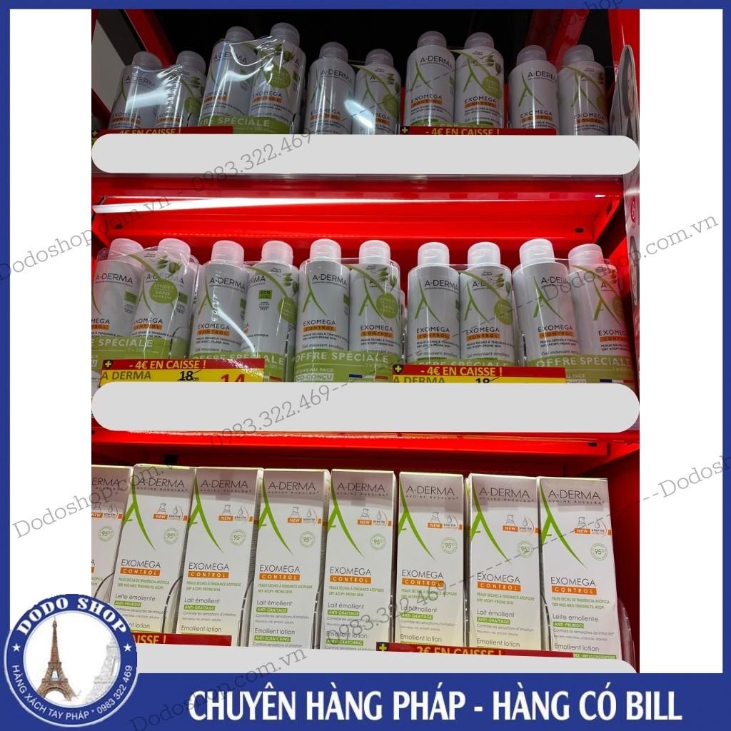 Sữa tắm Aderma Exomega Control 500ml dành cho da khô, da nhạy cảm, da cơ địa A-derma exomega