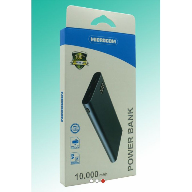 Sạc dự phòng Microcom M10.i 10000Mah