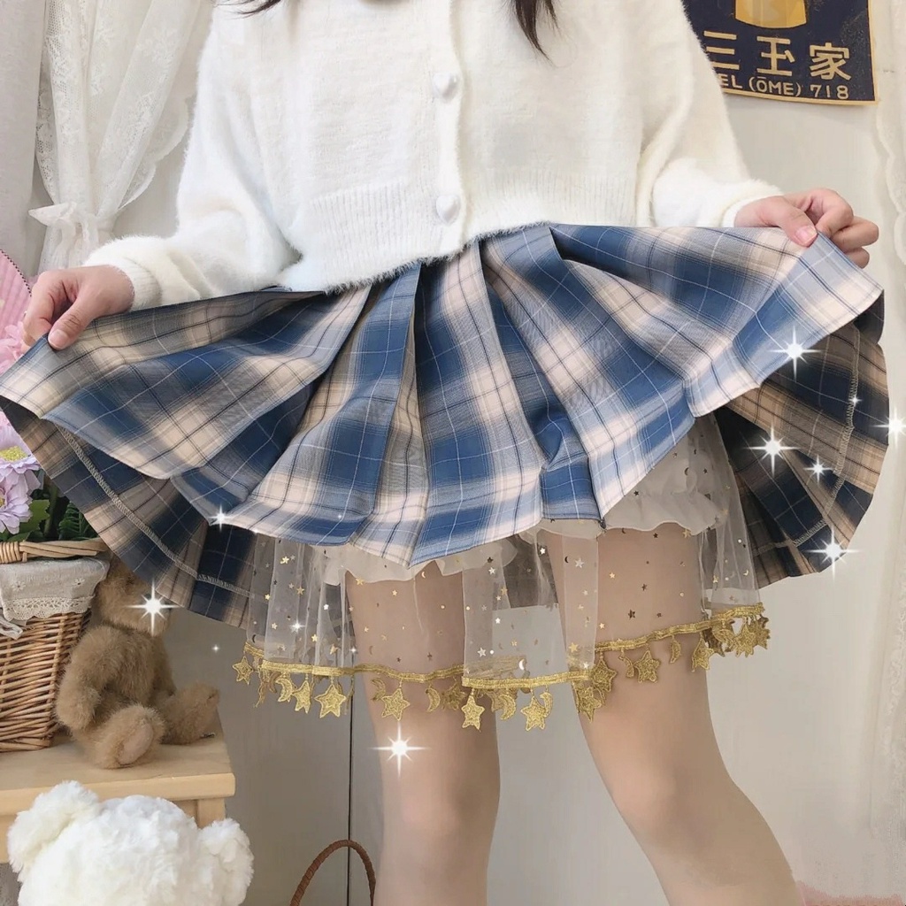 Jk Quần An Toàn Mặc Trong Váy Quần Bảo Hộ Chống Chói Bằng Vải Mỏng Kiểu Bí Ngô Ngôi Sao Nhỏ Phiên Bản Hàn Quốc Dành Cho Nữ