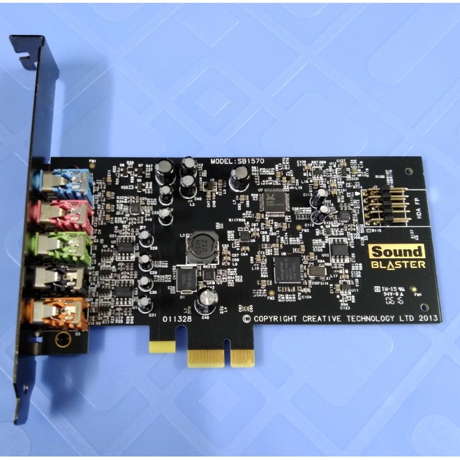 card sound Creative Audigy FX SB1570 khe cắm pcie1x  nghe nhạc rất hay