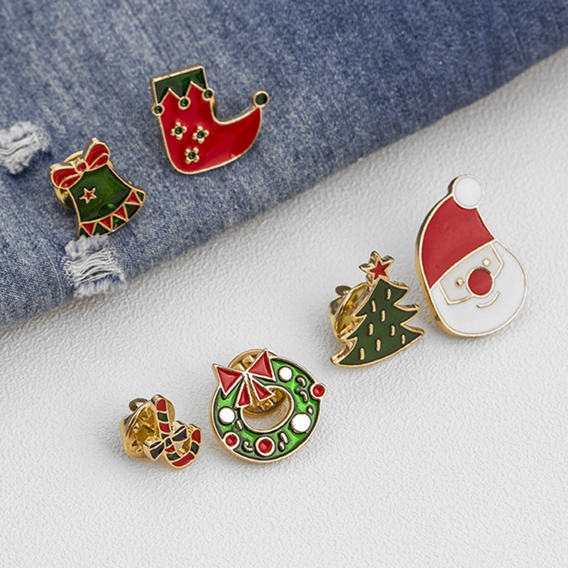 Ghim Cài Áo Phong Cách Giáng Sinh Xinh Xắn