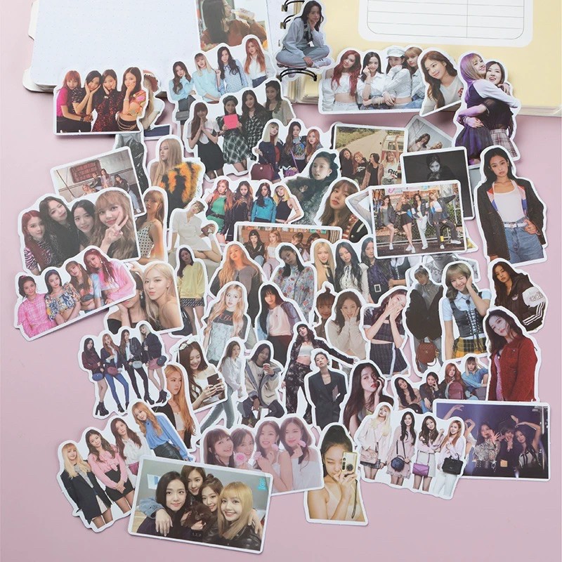 Set stickers Kpop - BlackPink (Lisa, Jisoo, Rosé, Jennie)