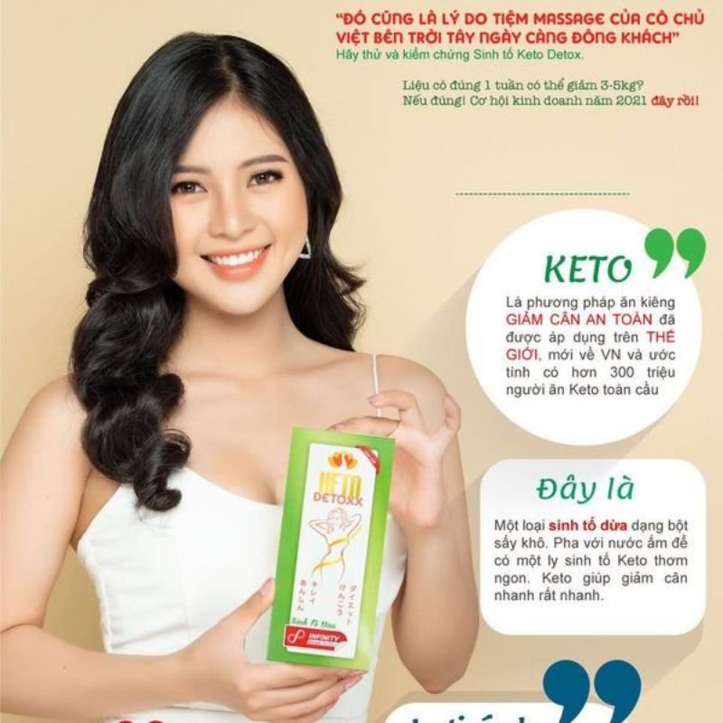 [CHÍNH HÃNG] Sinh Tố Giảm Cân Siêu Tốc Keto Detoxx, Giảm Mỡ Nhanh, An Toàn, Thay Thế Bữa Ăn