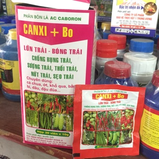 Phân bón lá AC Caboron chống rụng trái non