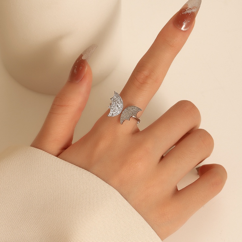 Nhẫn Hình Bướm Lớn Thời Trang Hàn Quốc Cổ Điển Dành Cho Nữ