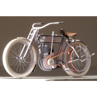 Bộ kit mô hình giấy 3D xe Harley-Davidson Model 7