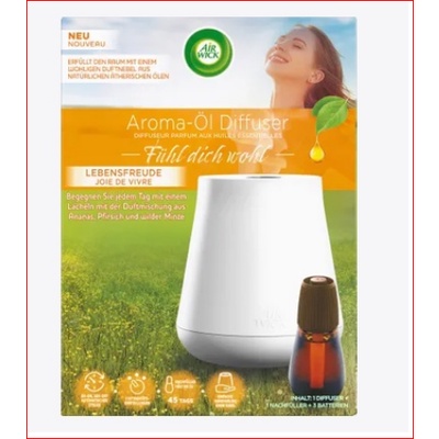 Máy xông (khuếch tán) tinh dầu thơm phòng AirWick Aroma-Ol Diffuser của Đức