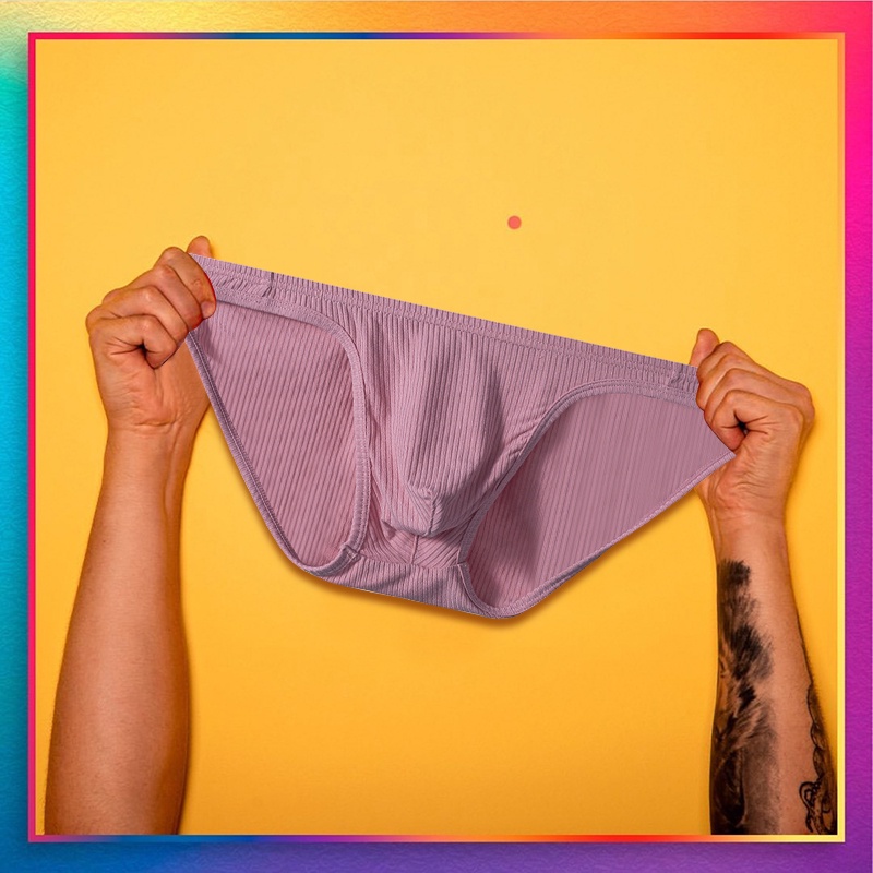 Quần lót bikini AD7118 size M-XXL chất cotton mềm nhanh khô cho nam