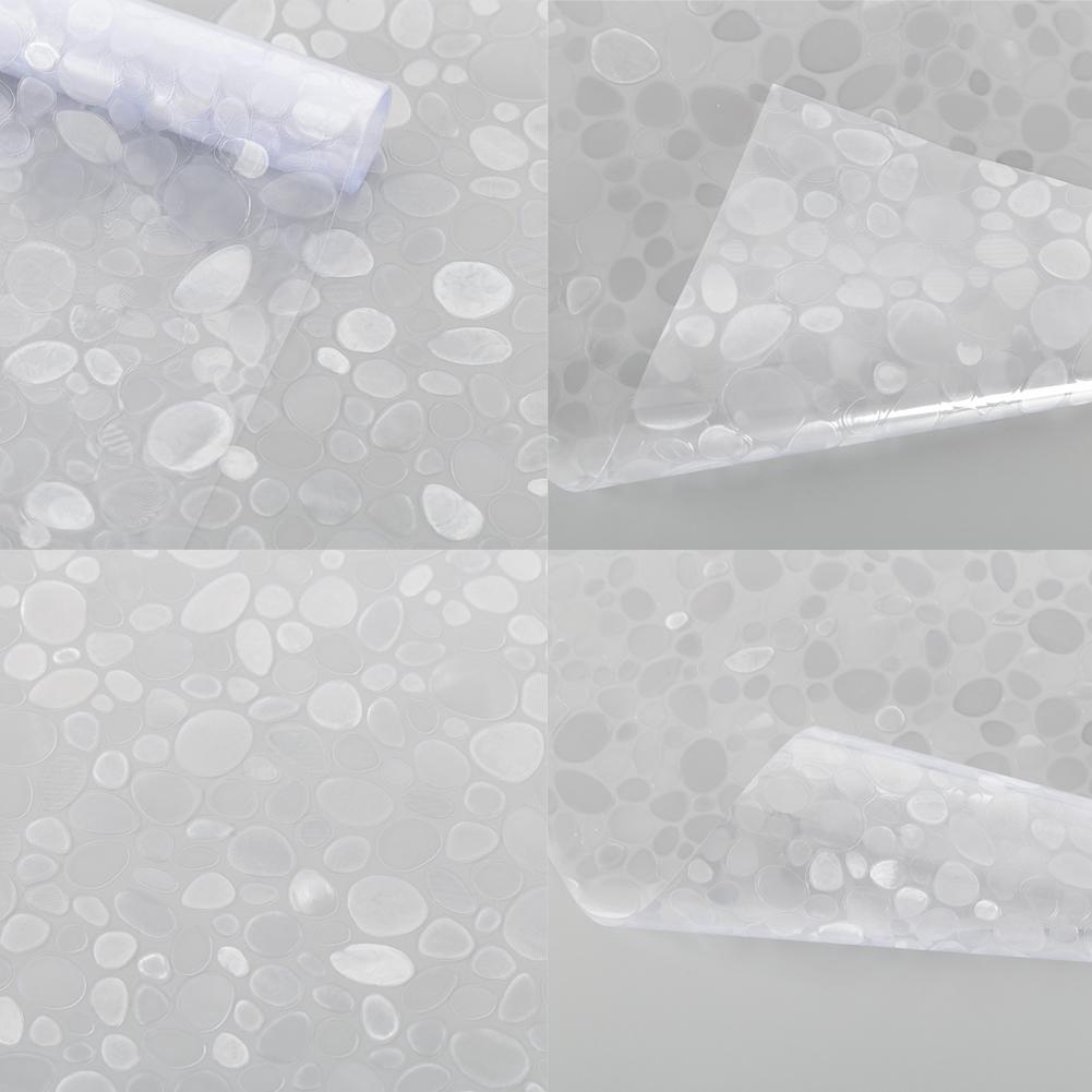 Giấy dán kính cửa sổ họa tiết đá cuội 3D 60 * 200cm | BigBuy360 - bigbuy360.vn