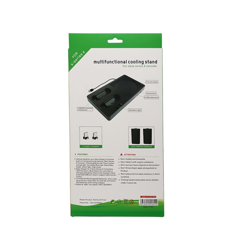 Đế Nam Châm 2 Trong 1 Tản Nhiệt Cho Tay Cầm Chơi Game Xbox Series X