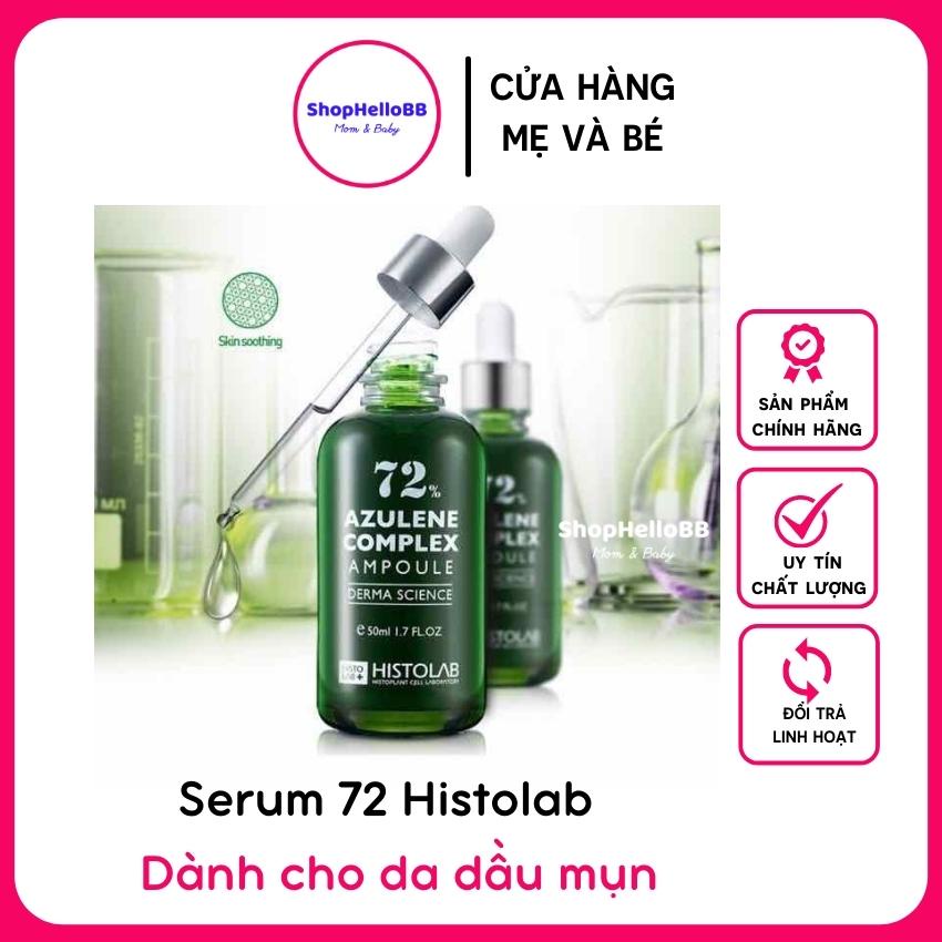 Serum 72 Azulene cho da dầu mụn nhạy cảm - mỹ phẩm spa Hàn Quốc chính hãng