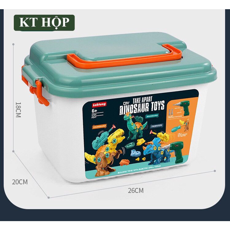 Đồ chơi mô hình khủng long Tyrannosaurus Jurassic lắp ráp DIY làm quà tặng giáo dục cho bé trai RAMBO TOYS