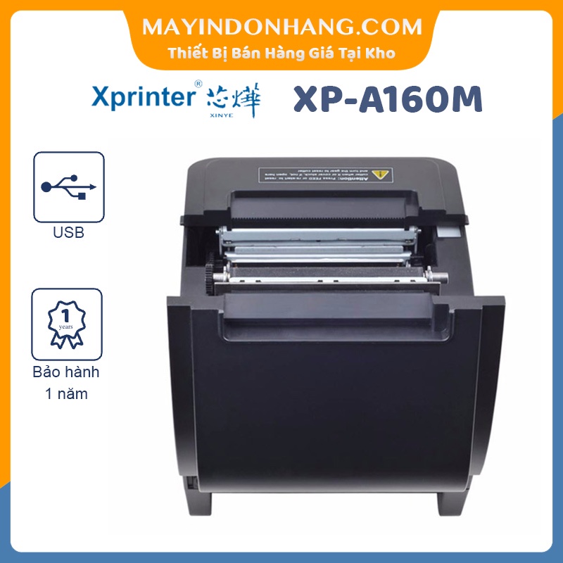 Máy in hóa đơn tính tiền Xprinter A160M ( Hõ Trợ Giao Hàng Goviet )