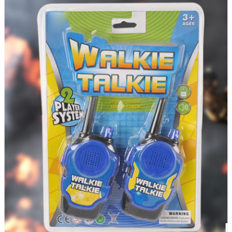 Set 2 Bộ Đàm Đồ Chơi Điện Tử Không Dây Cho Bé