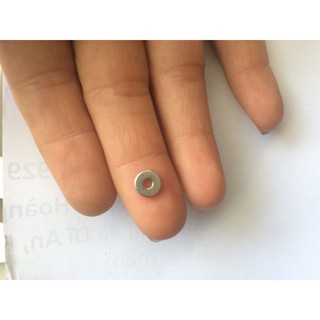 Nam châm viên làm cần câu cá (sz tiểu) - tặng kèm miếng sắt phi 12mm