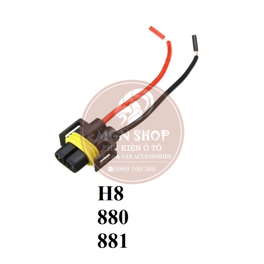 [Jack chân đèn] [H1 / H3 / H4 / H7 / H8 880 881 / H11 H16 / HB3 9005 / HB4 9006 HIR2 9012]