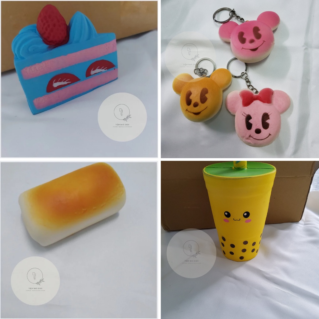 Squishy mini dễ thương chậm tăng