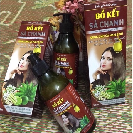 DẦU GỘI THẢO DƯỢC SẢ CHANH 300ml