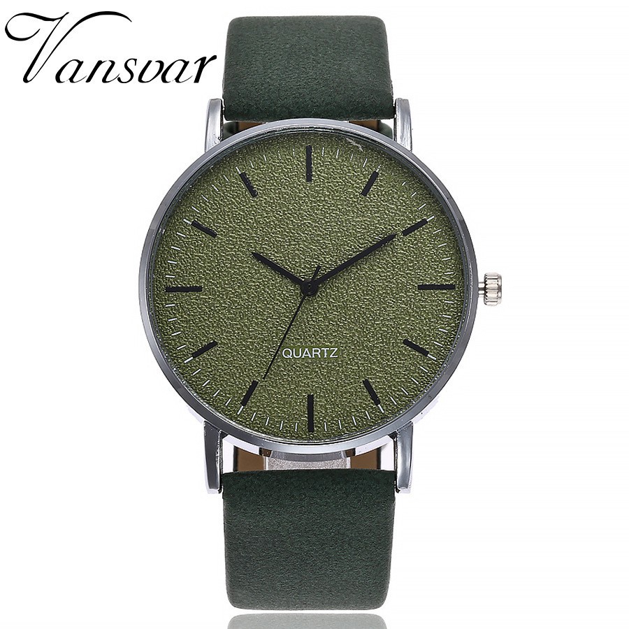 Đồng hồ đeo tay quartz mặt tròn thời trang thanh lịch cho nữ | BigBuy360 - bigbuy360.vn