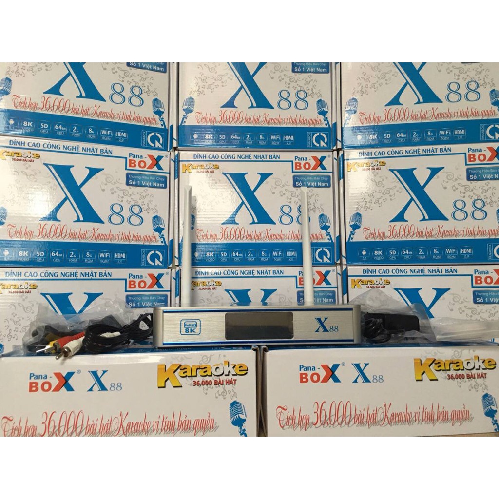 Tivi box Pana Box X88. Tặng ngay chuột không dây Forter V182 chính hãng