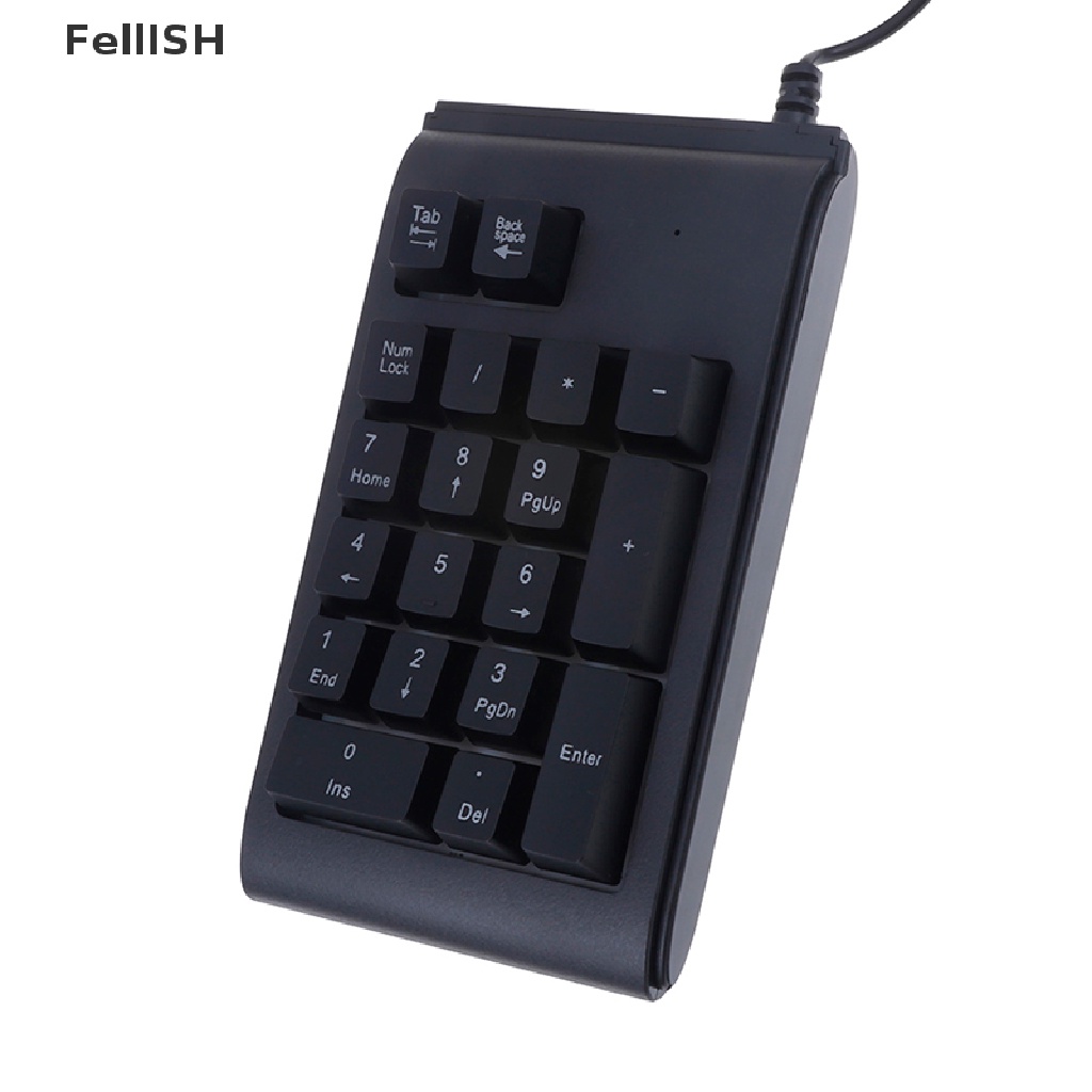 Bàn Phím Số 19 Phím mini Có Dây Đèn LED 439br