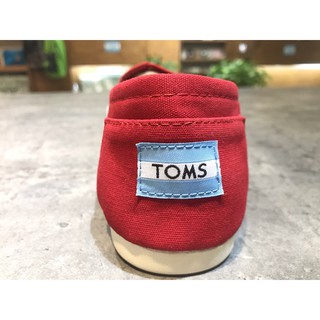 Giày toms Xương Cá Đỏ, RED (Đế cao su đúc)