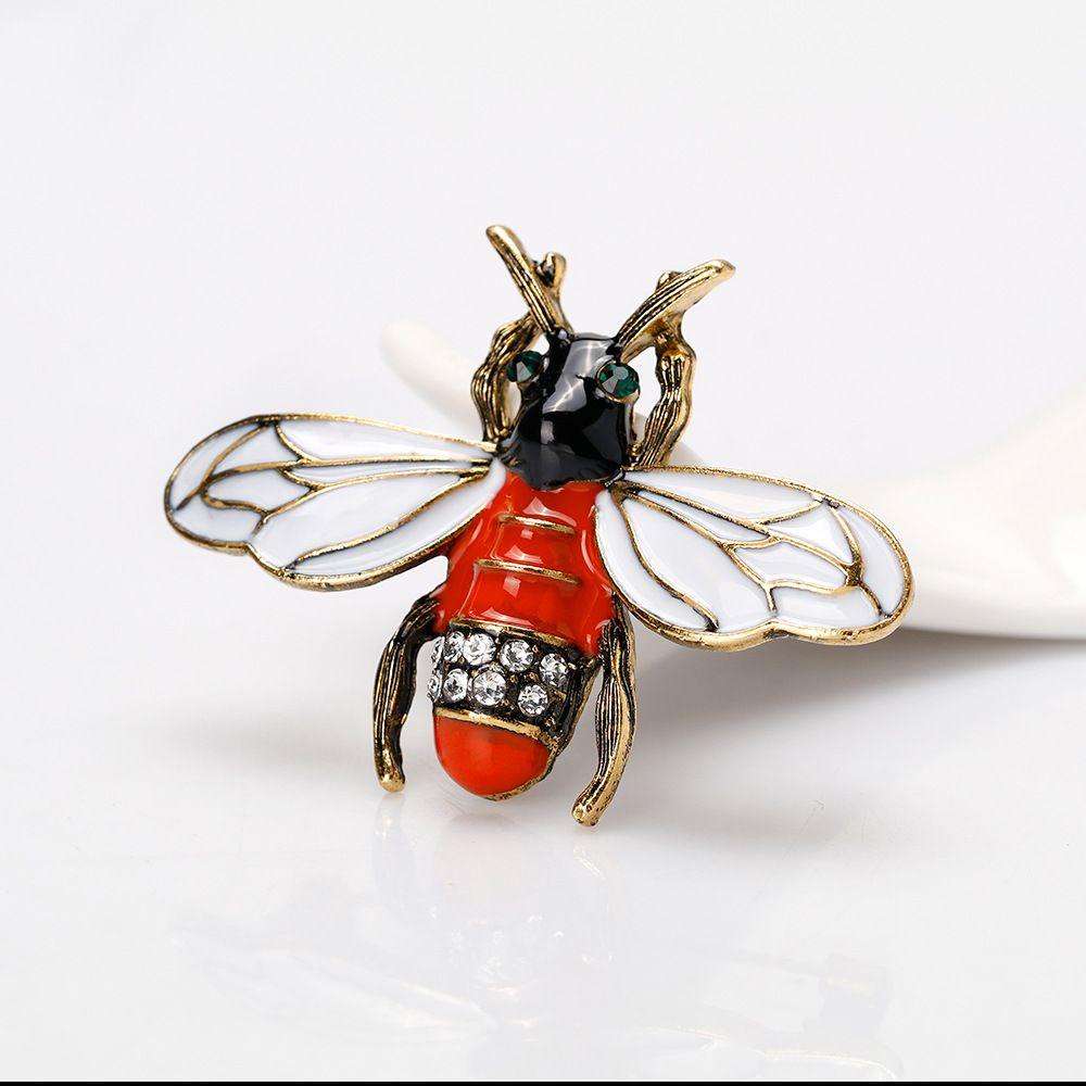 VANES1 Ghim Cài Áo Hình Con Ong Đính Đá Nhân Tạo Thời Trang