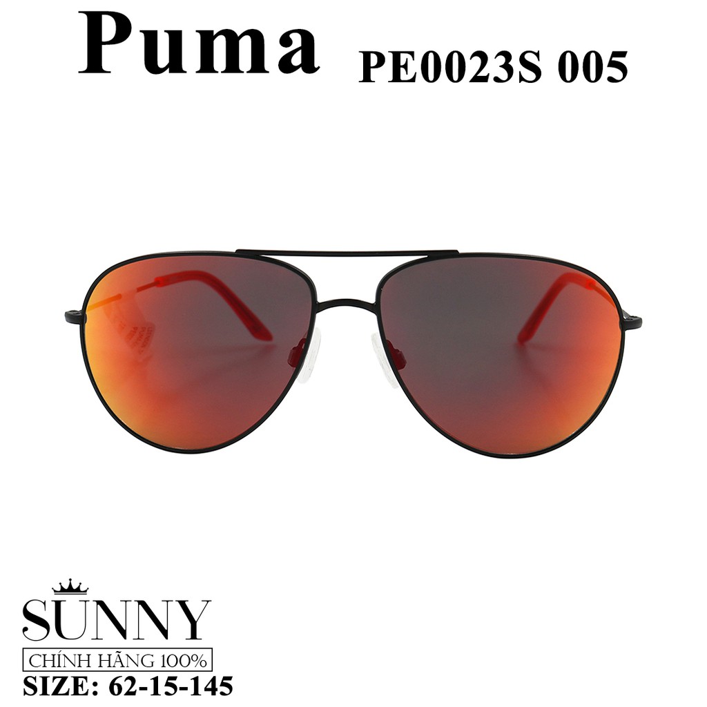 Kính mát nam nữ chính hãng Puma PE0023S màu sắc thời trang, thiết kế dễ đeo bảo vệ mắt