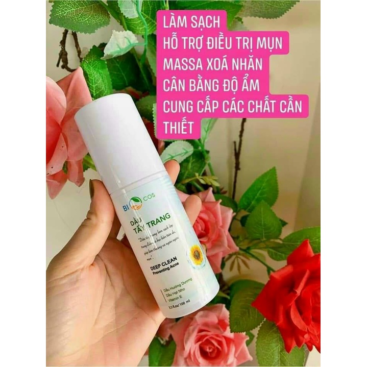 Dầu tẩy trang Biocos sạch lớp trang điểm dưỡng ẩm và ngừa mụn 10ml LuMi.A | BigBuy360 - bigbuy360.vn