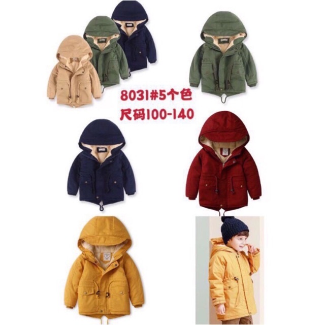 ❌HOT❌ ÁO KHOÁC PARKA SIÊU ẤM CHO BÉ (PK02)