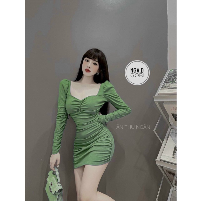 ĐẦM BODY NỮ TAY DÀI SANG TRỌNG TÔN DÁNG , SEXY THỜI TRANG CHO CÁC NÀNG HHP