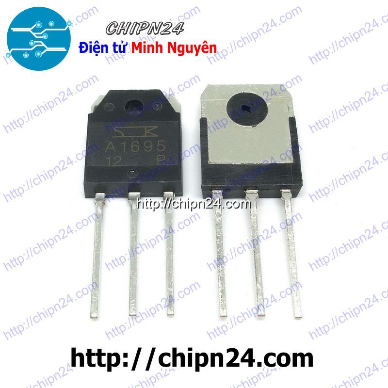 [1 CON] Transistor A1695 TO-3P PNP 10A 140V (2SA1695 1695)