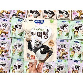 Bánh gạo ăn dặm hữu cơ 6m+ ILDONG túi zip 30gr (Date T8/T10.2021)