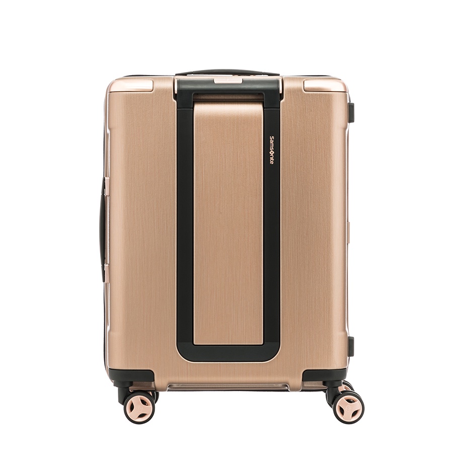 Vali evoa samsonite cabin 20inch: Bộ dây kéo đôi hai lớp giúp chống trộm, bảo vệ hành lý an toàn Góc vali
